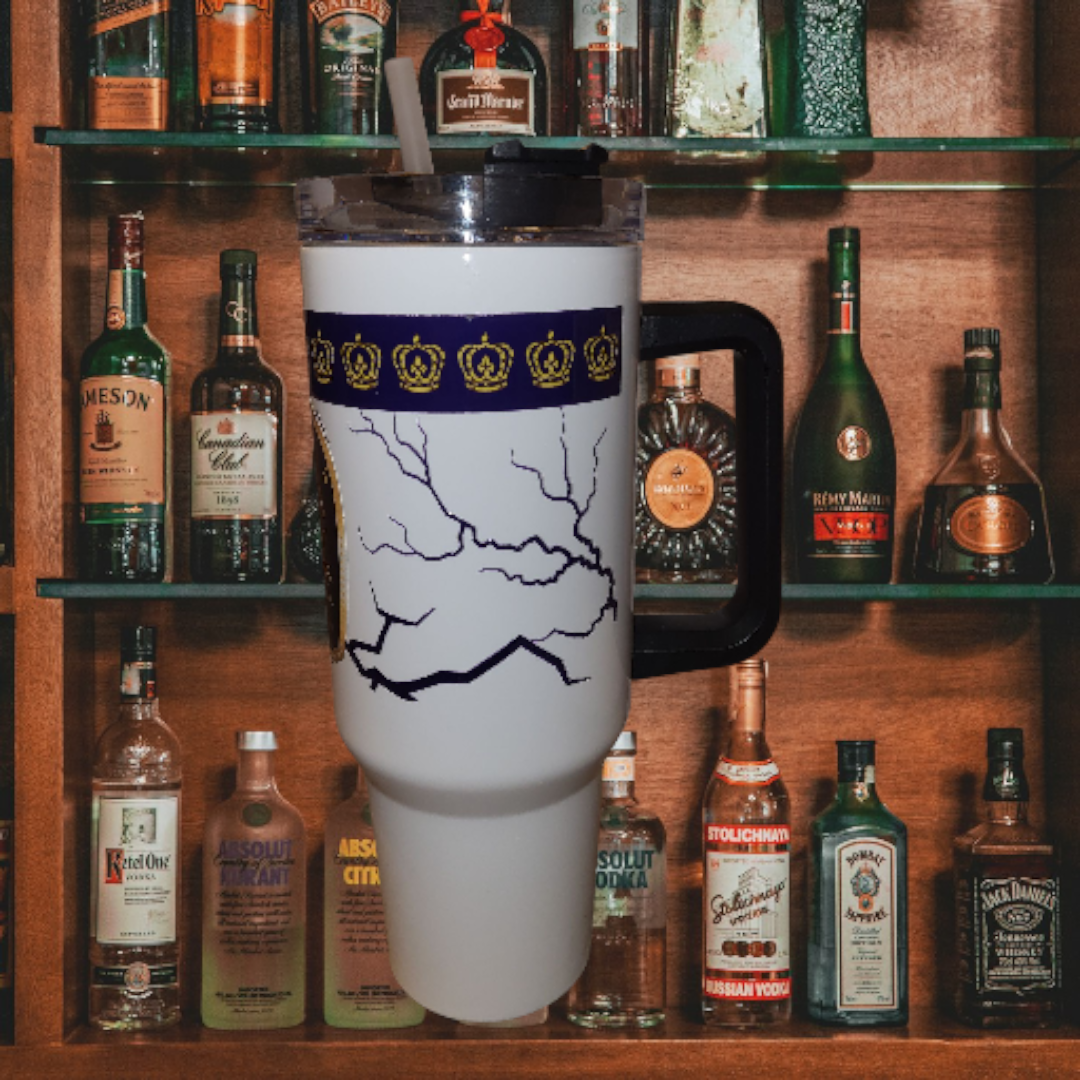 Crown Black Tumbler (40 oz)