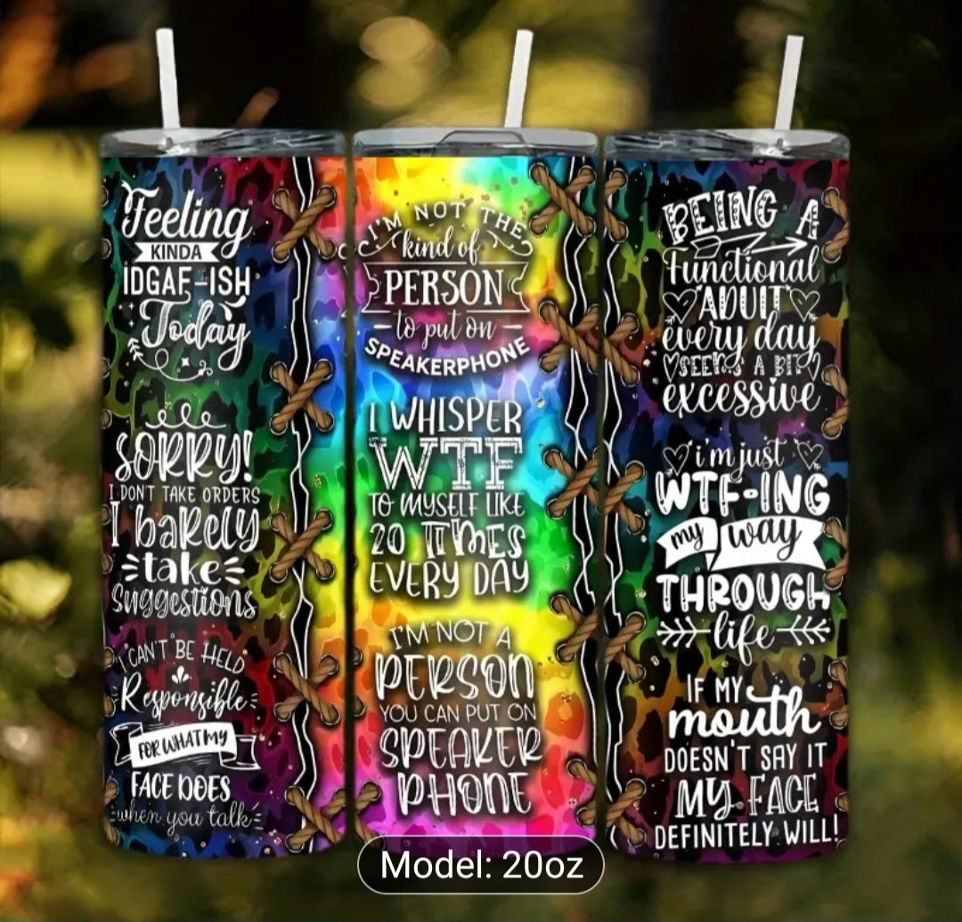 Attitude Tumbler (20 oz)