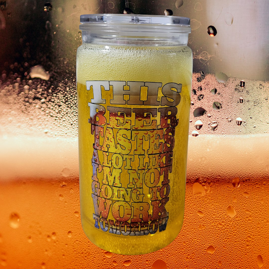 Cheers Beer Tumbler (16 oz)