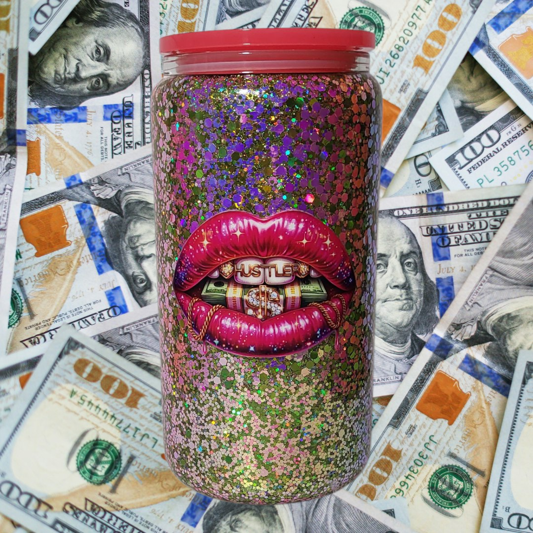 Imma Hustler Baby! Tumbler (16 oz Glass Mug)