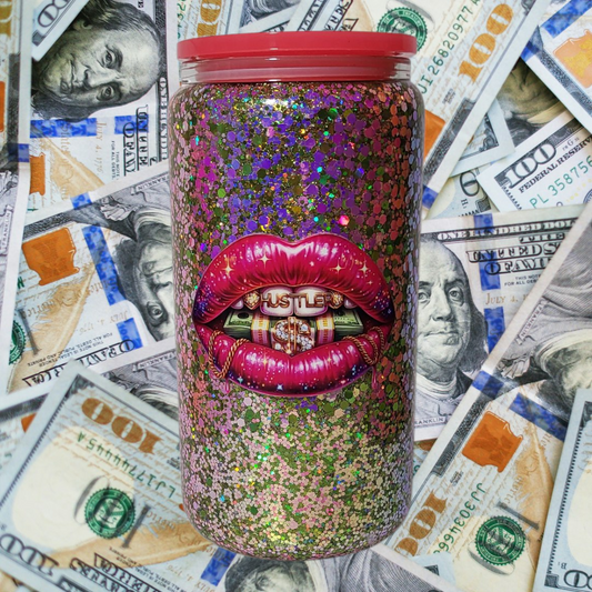 Imma Hustler Baby! Tumbler (16 oz Glass Mug)