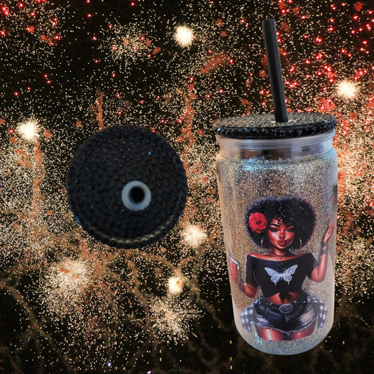 Solid Gold Diva Tumbler (16 oz)