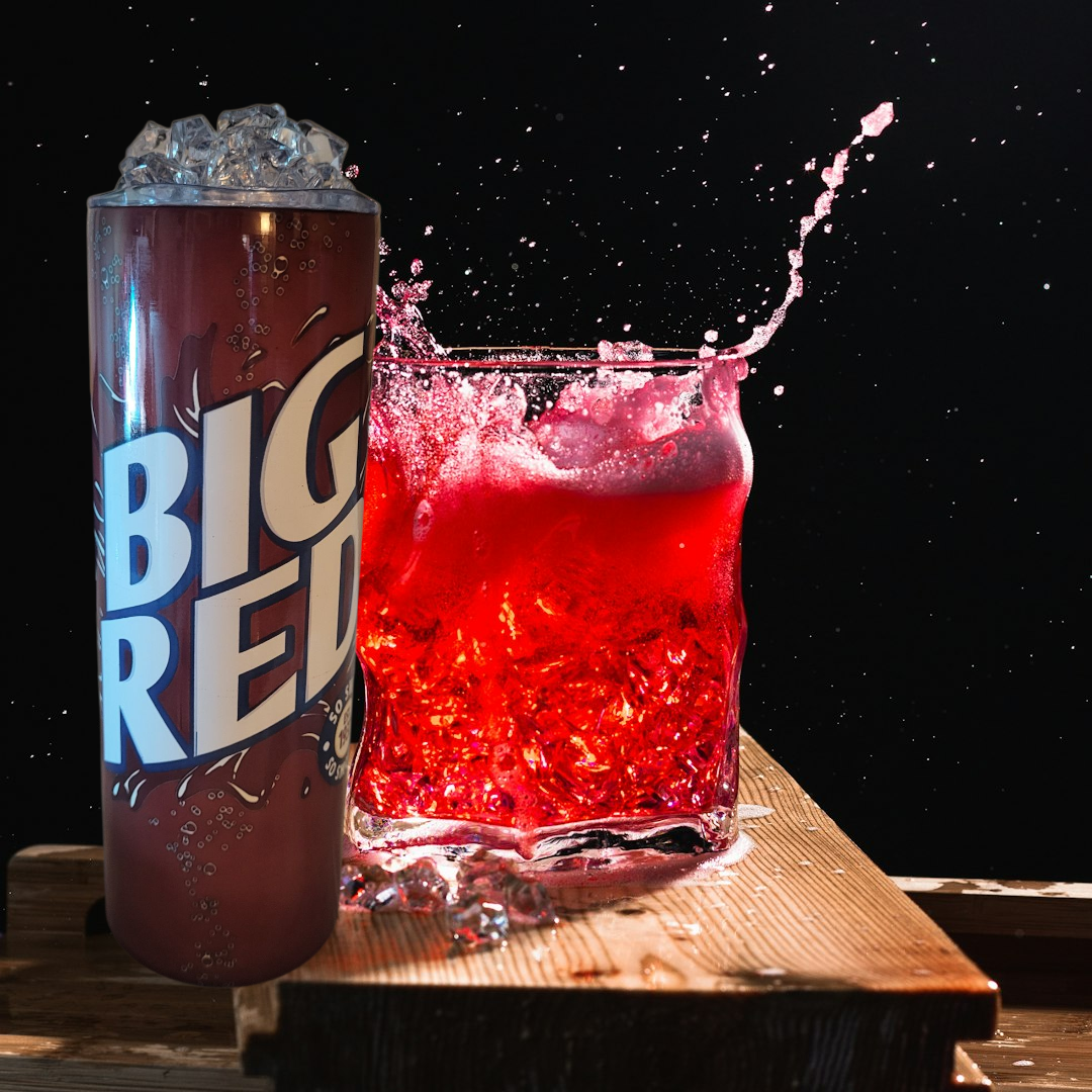 Big Red Stainless Steel Tumbler (20 oz)