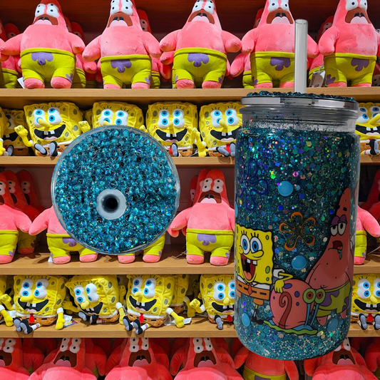 Sparkling Spongebob Tumbler (16 oz)