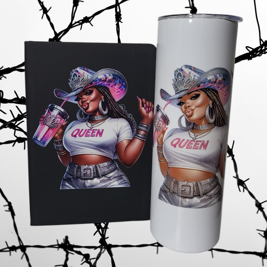 Country Queen Tumbler/Journal Set (30 oz)