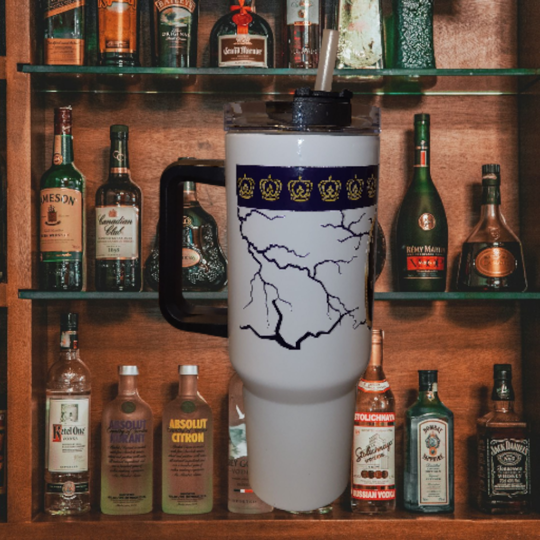 Crown Black Tumbler (40 oz)