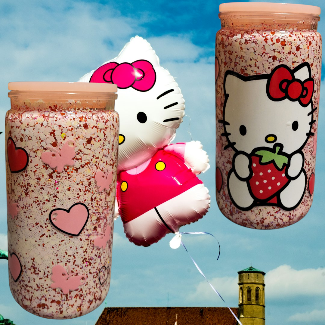 Pretty in Pink Hello Kitty Tumbler (16 oz)