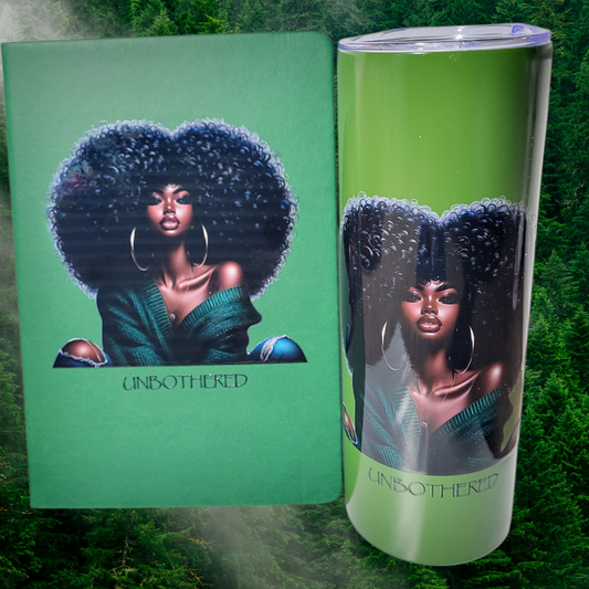 Unbothered Tumbler/Journal Set (20 oz)