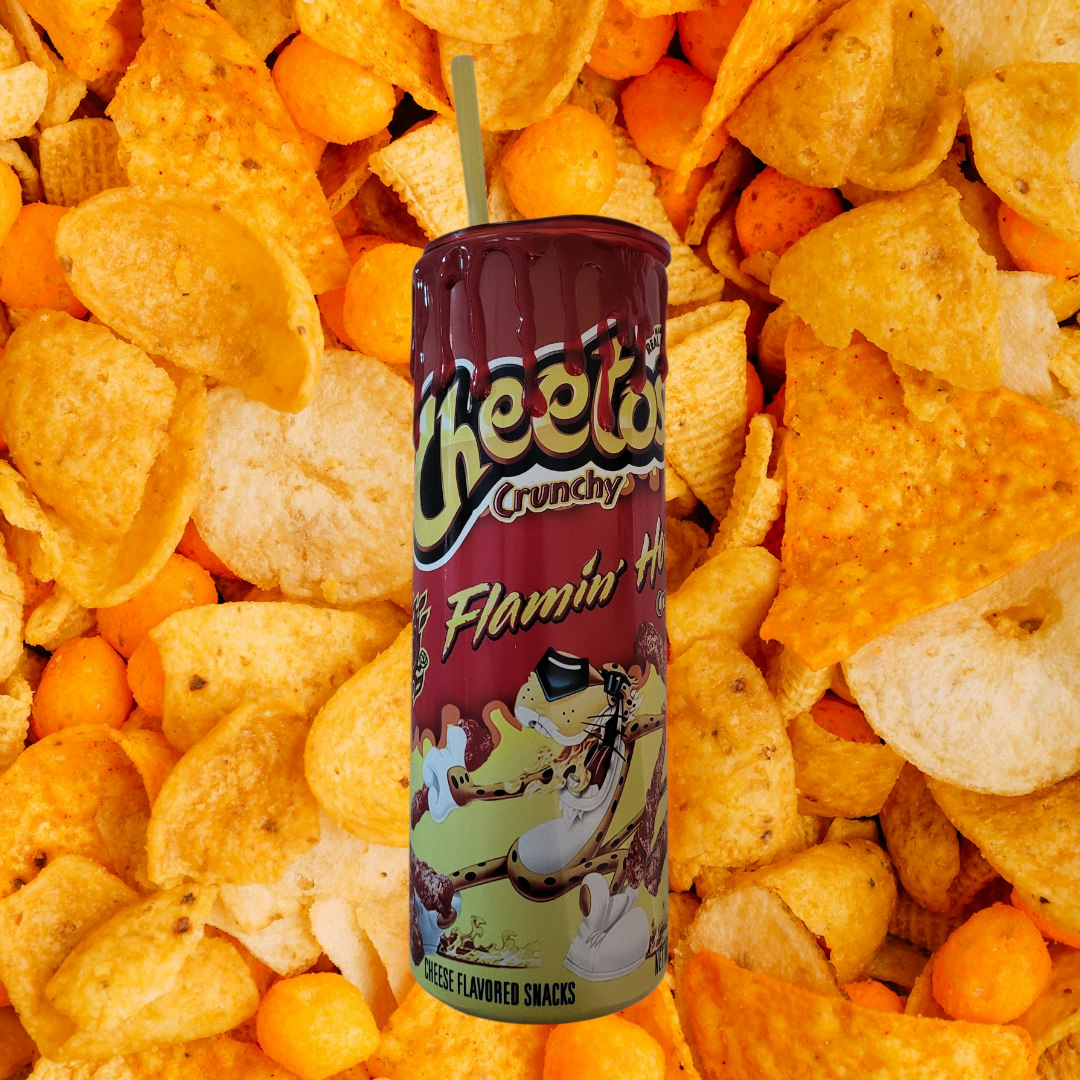 Flamin' Hot Cheeto Tumbler with Spicy Drip (20 oz)