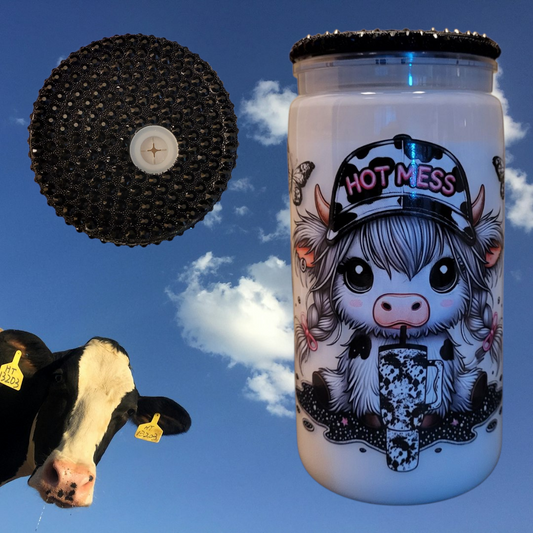 Hot Mess Heifer Tumbler (16 oz)