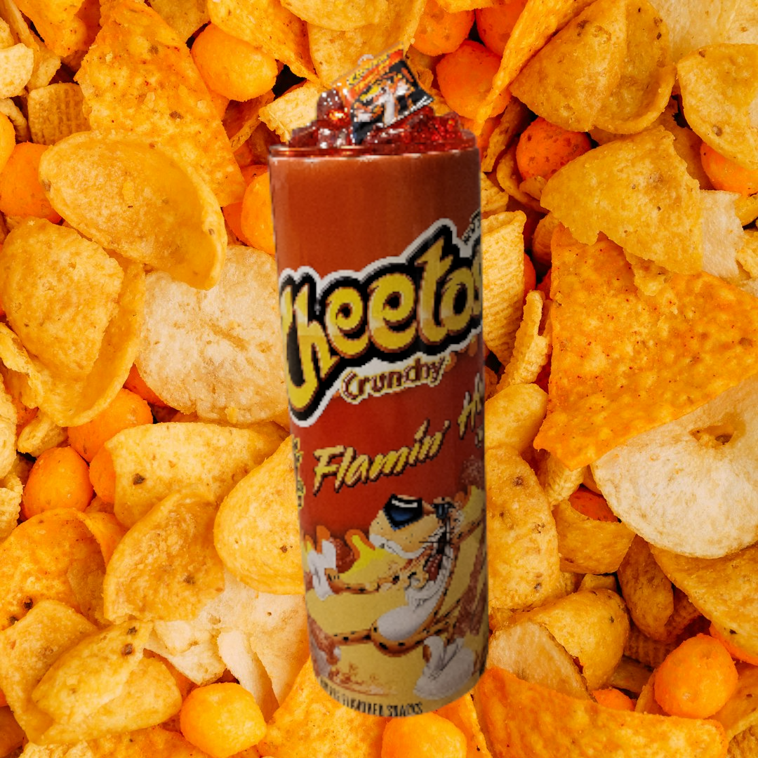 Flamin' Hot Cheeto Tumbler with Spicy Drip (20 oz)